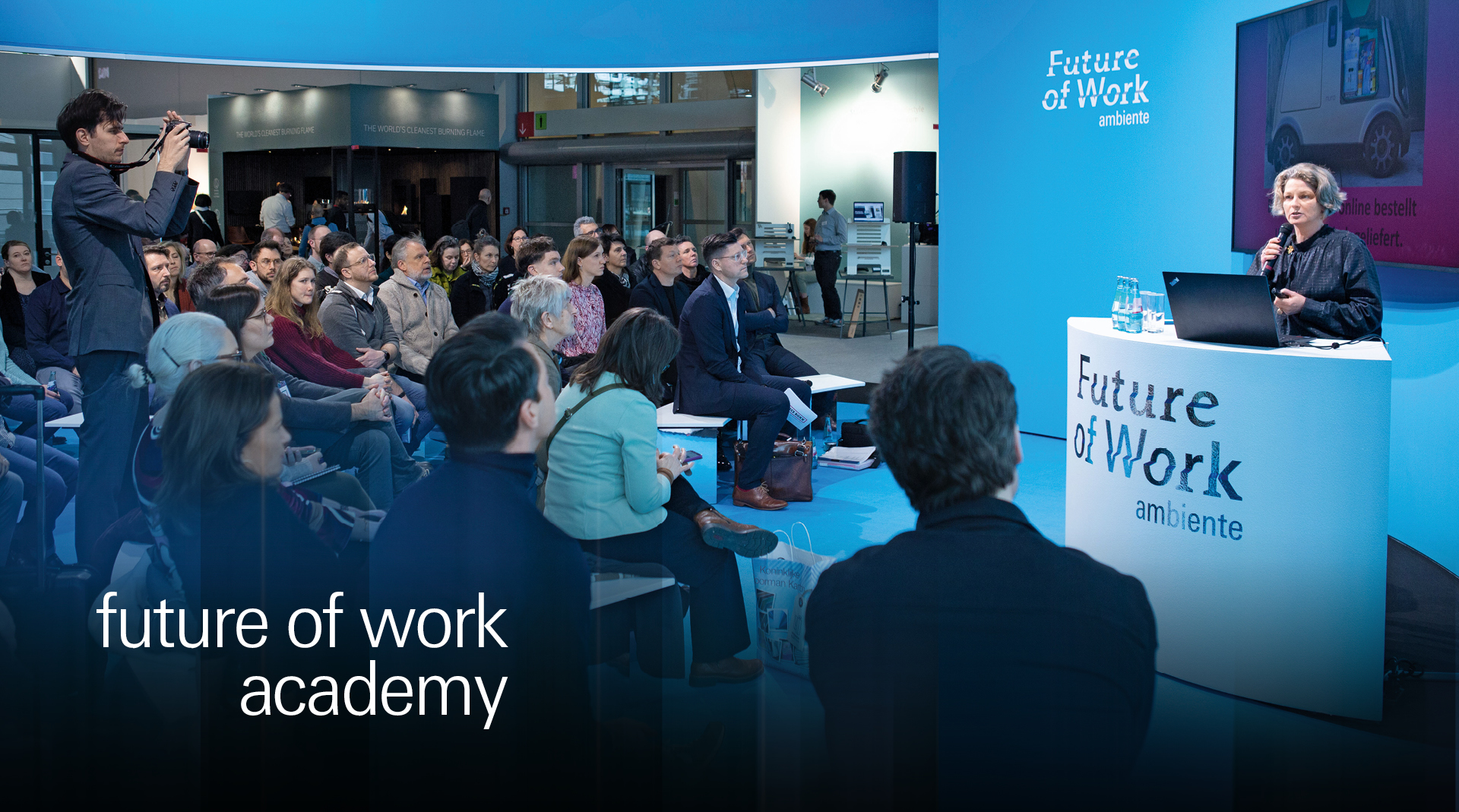 Lecture at the Future of Work Academy Area