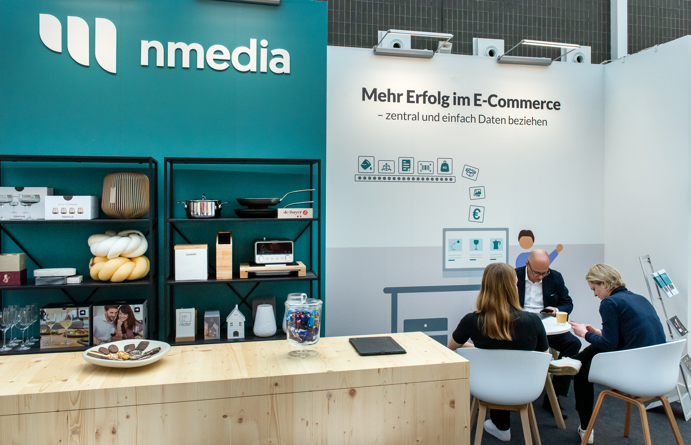 nmedia auf dem Konsumgütermessetrio in Frankfurt am Main