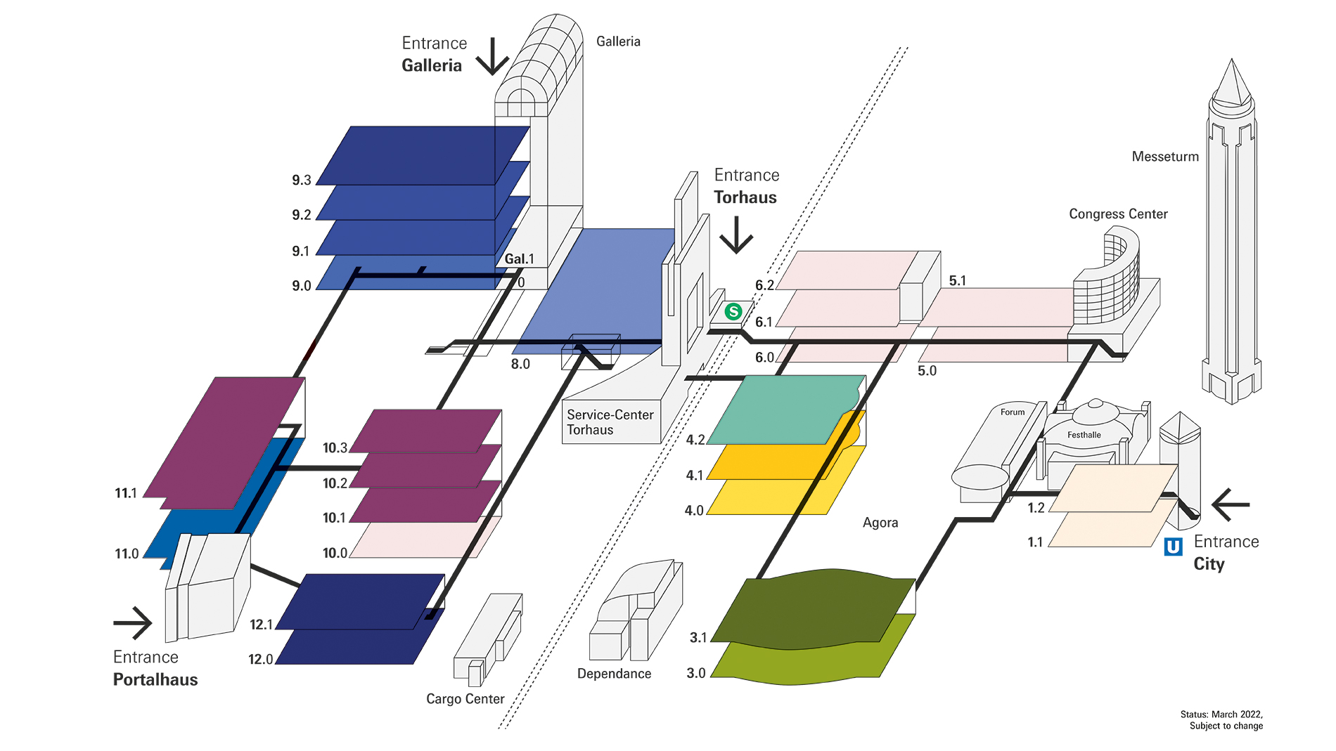 Ground plan of Ambiente 2023