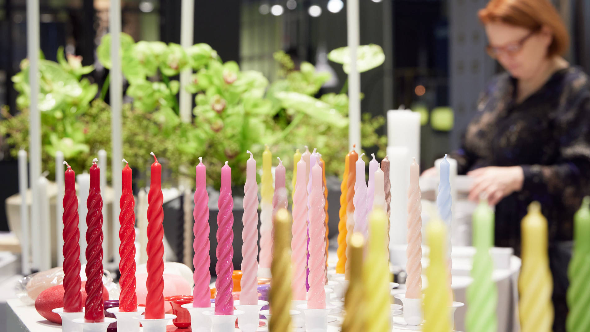 candles at Ambiente