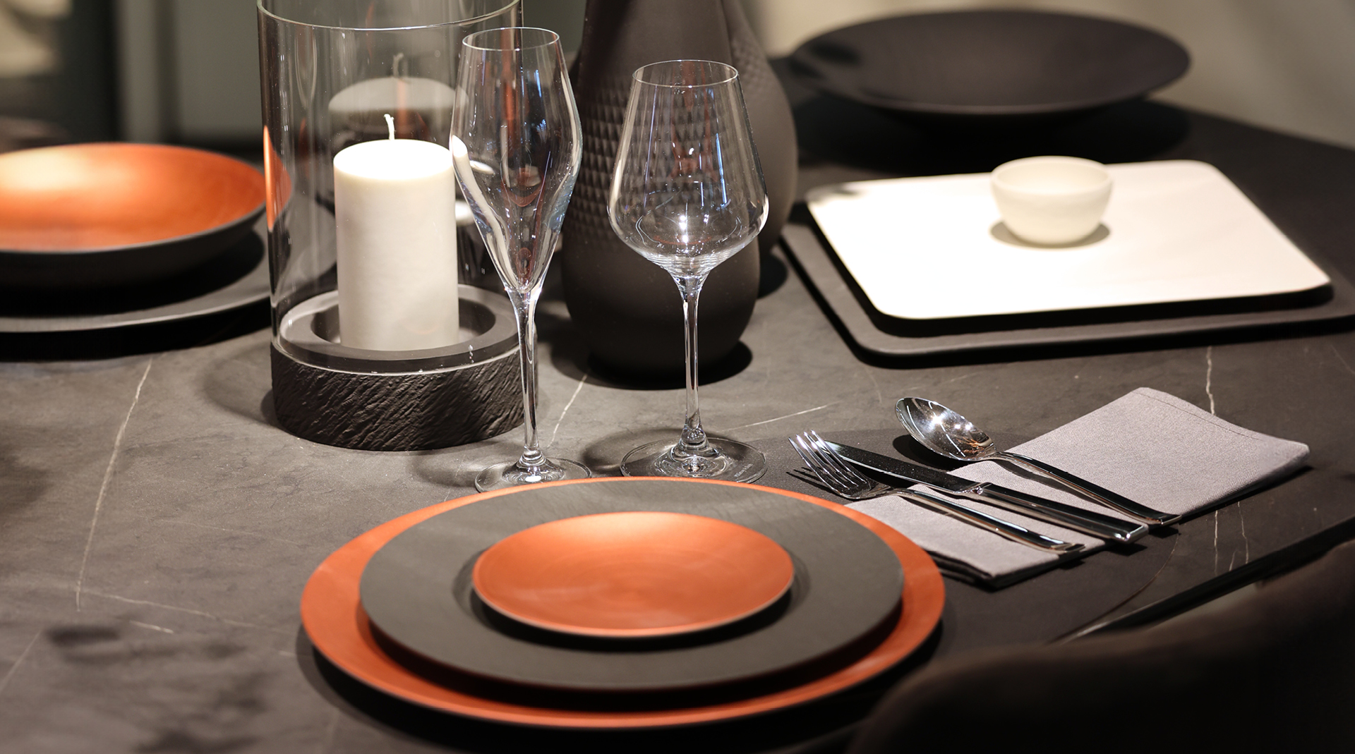 Table set at the Ambiente