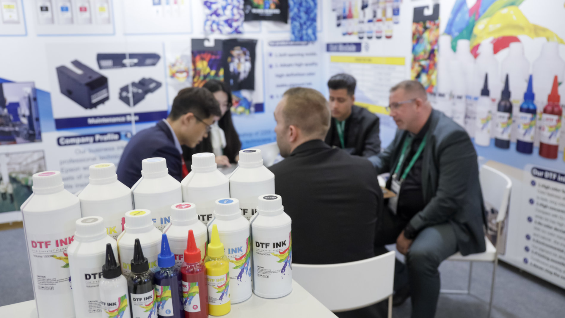 Printer ink at a Remanexpo stand