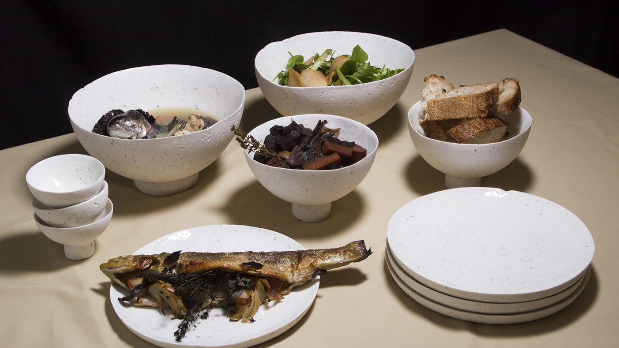 Plates with food, photo: Nicholas Plunkett