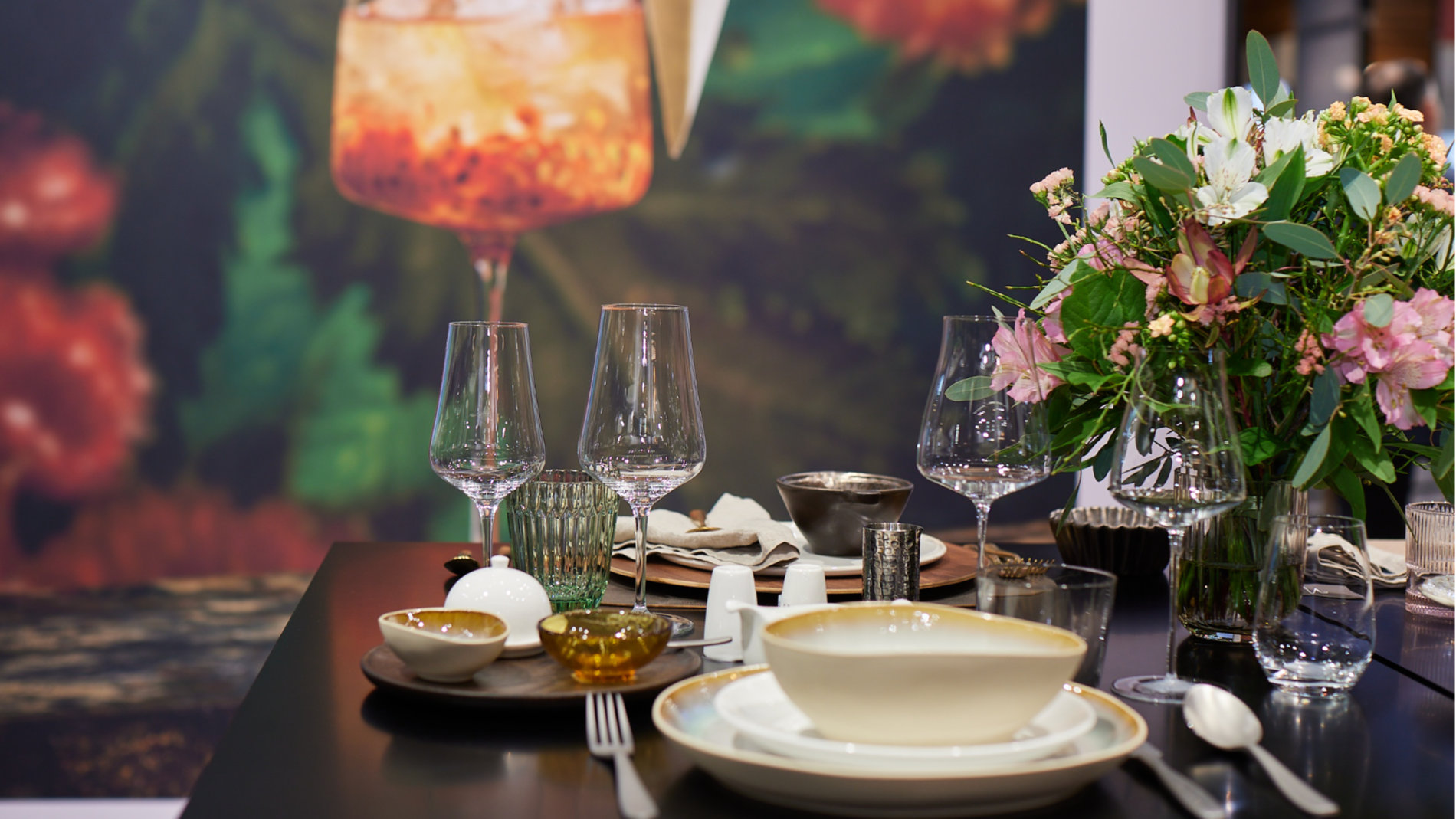 Table setting at the Ambiente