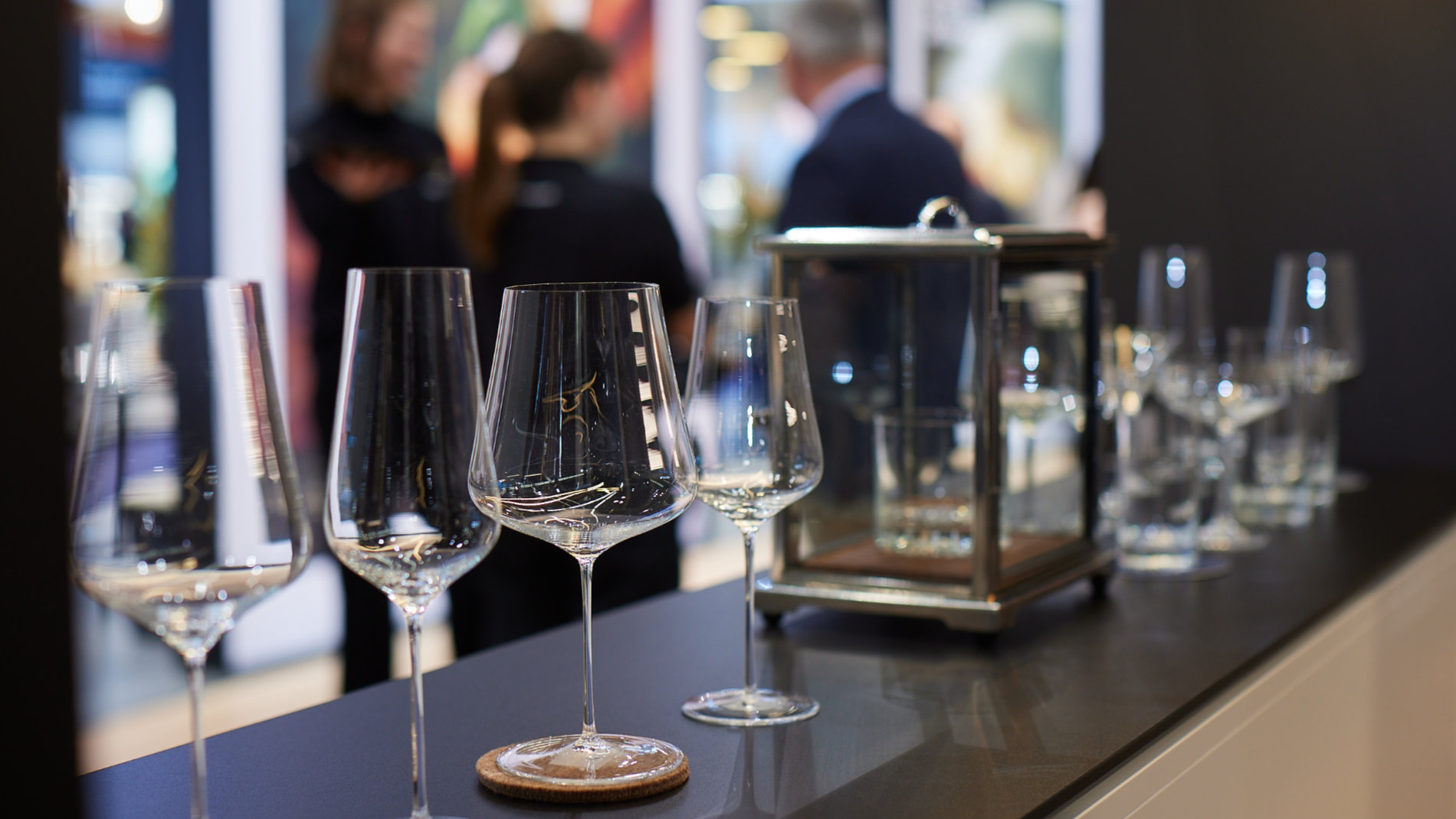 Wine glasses at Ambiente