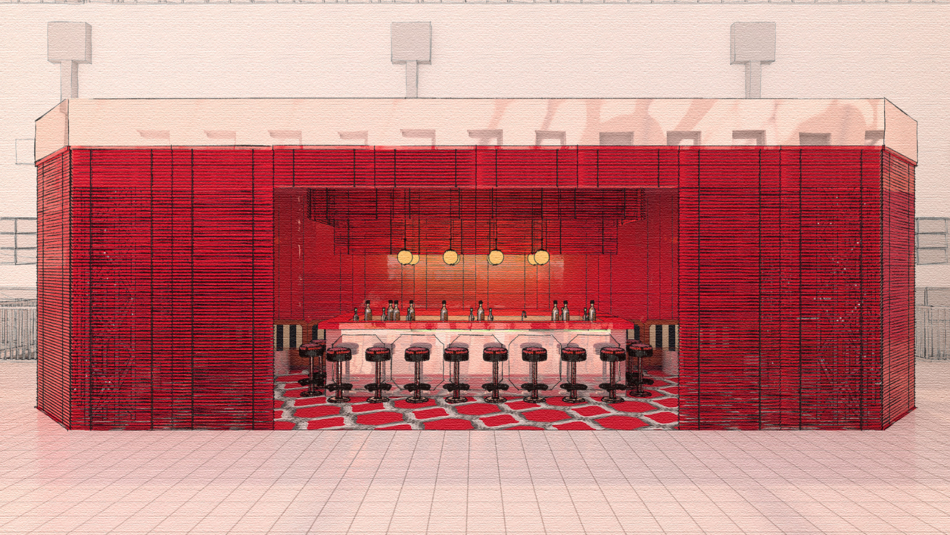 First visualisation of ‘The Lounge’