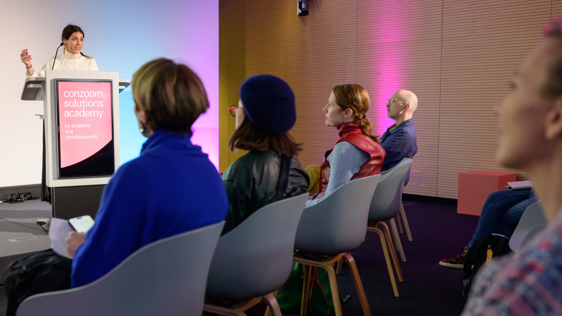 Vortrag bei der Conzoom Solutions Academy im Saal Europa