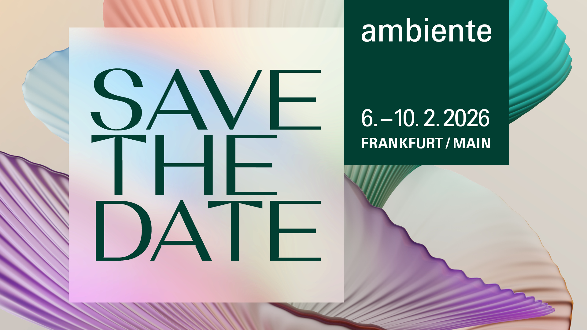 Ambiente 2026 Save the Date