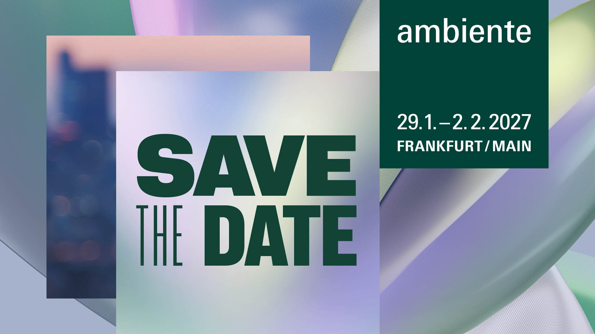 Ambiente 2027 Save the Date
