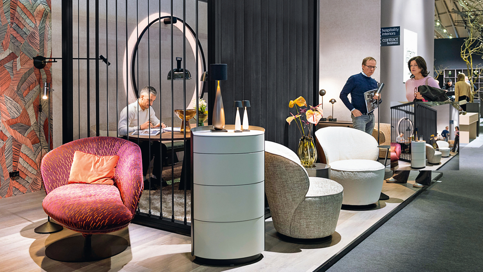 Möbel auf der Sonderpräsentation Interior Looks der Ambiente