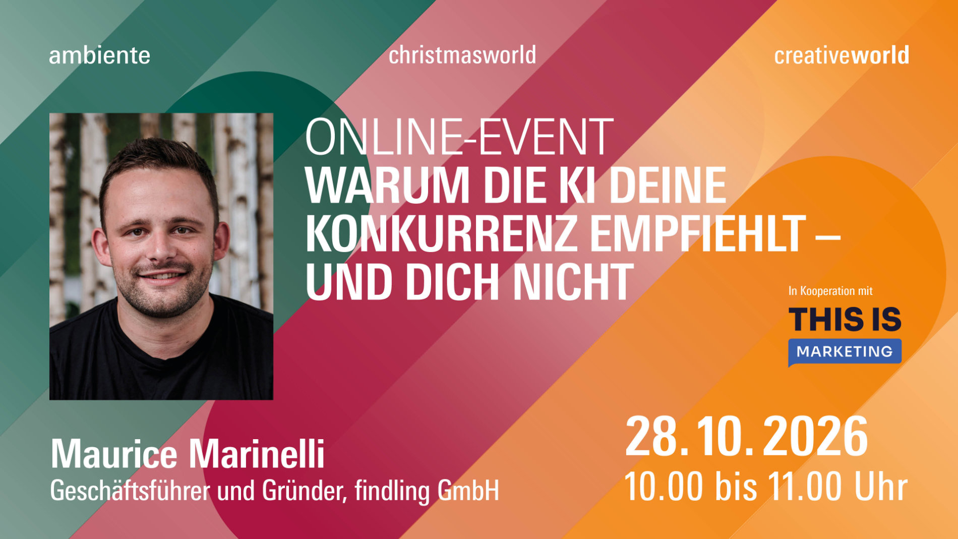 Online-Event Warum die KI deine Konkurrenz empfiehlt – und dich nicht