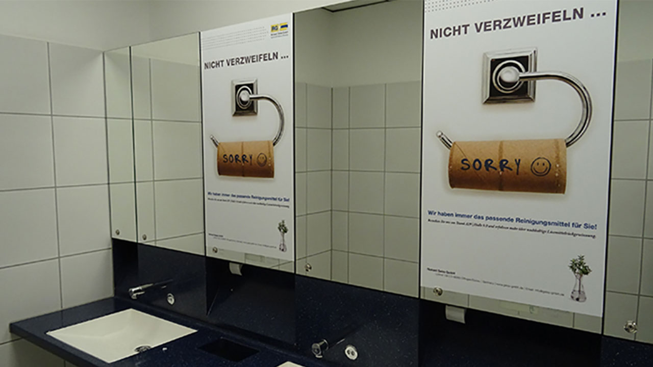 Spiegelwerbung