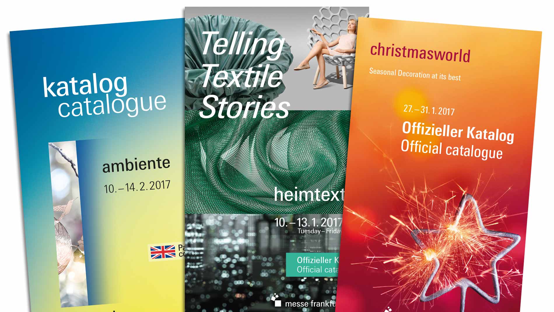 Trade fair catalogues of Messe Frankfurt